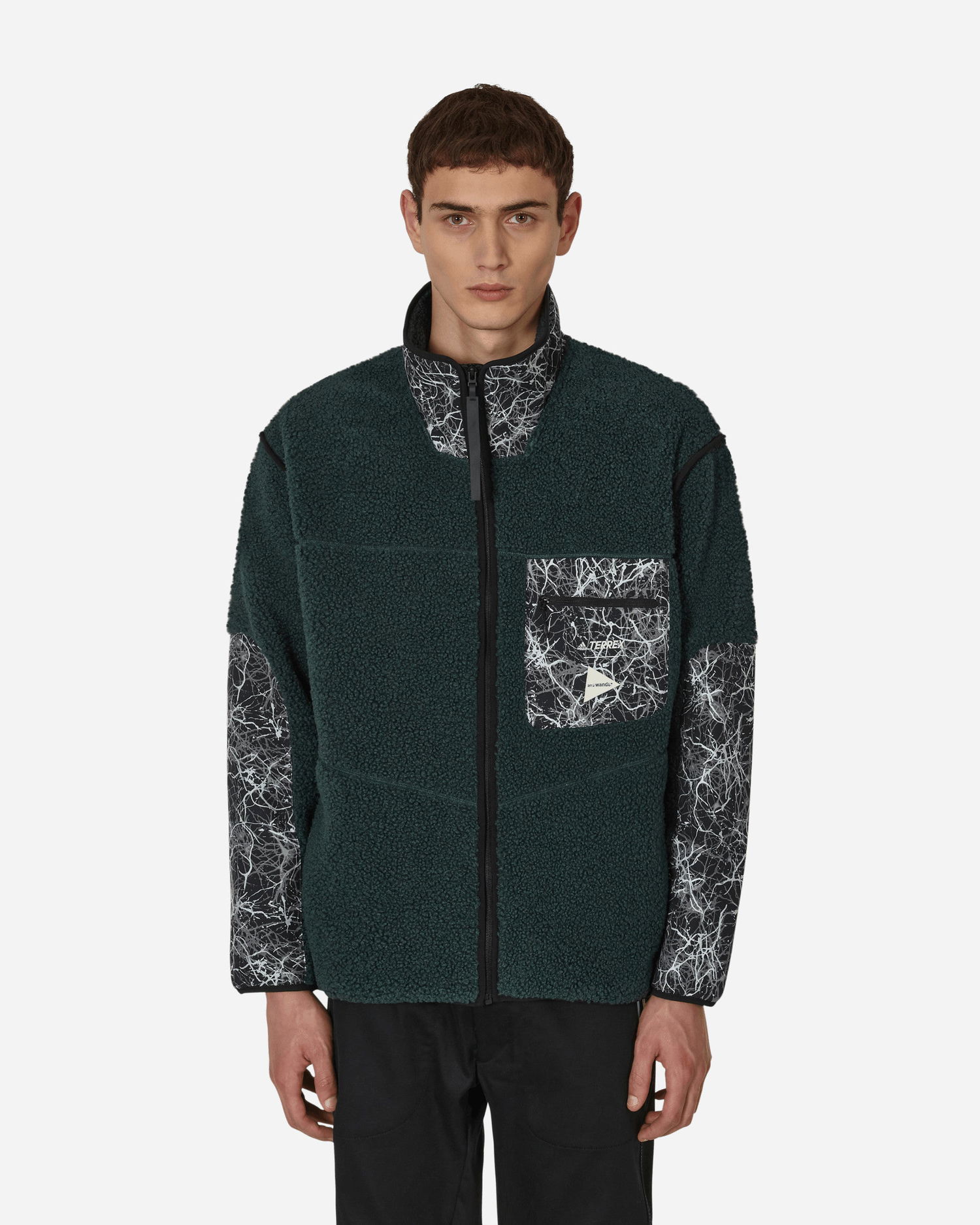 Яке adidas Originals and wander x Terrex Fleece Jacket Зелено | HN6937, 0