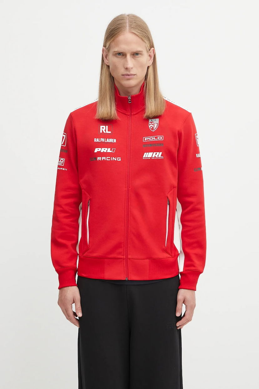 Суитчър Polo by Ralph Lauren Polo Ralph Lauren Racing Full Zip Track Jacket Червено | 710972343