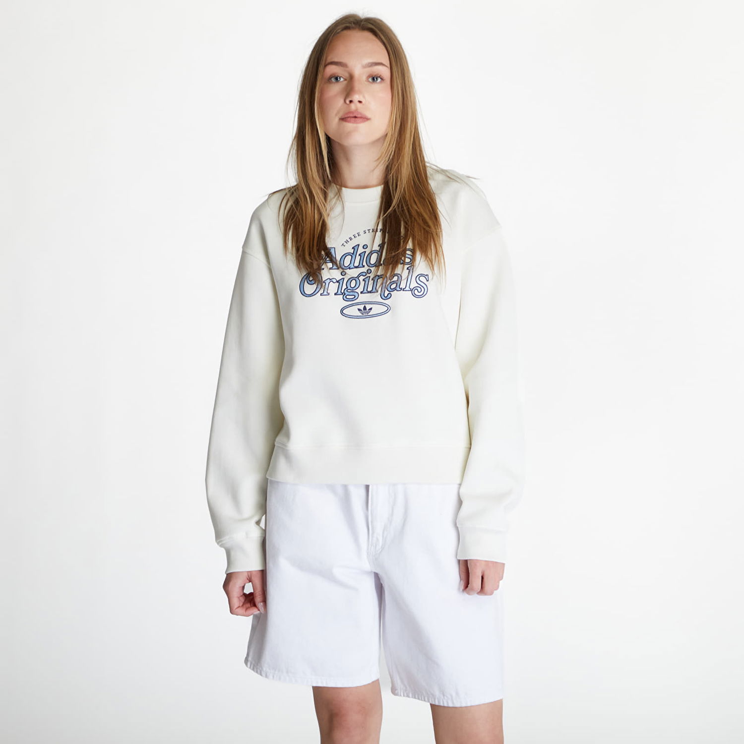 Суитчър adidas Originals Graphics Sweatshirt Off White Бяло | IR7474, 0