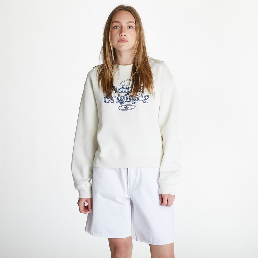 Суитчър adidas Originals Graphics Sweatshirt Off White Бяло | IR7474