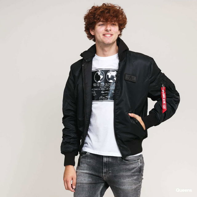 Jacket MA - 1 ZH Back Print Black