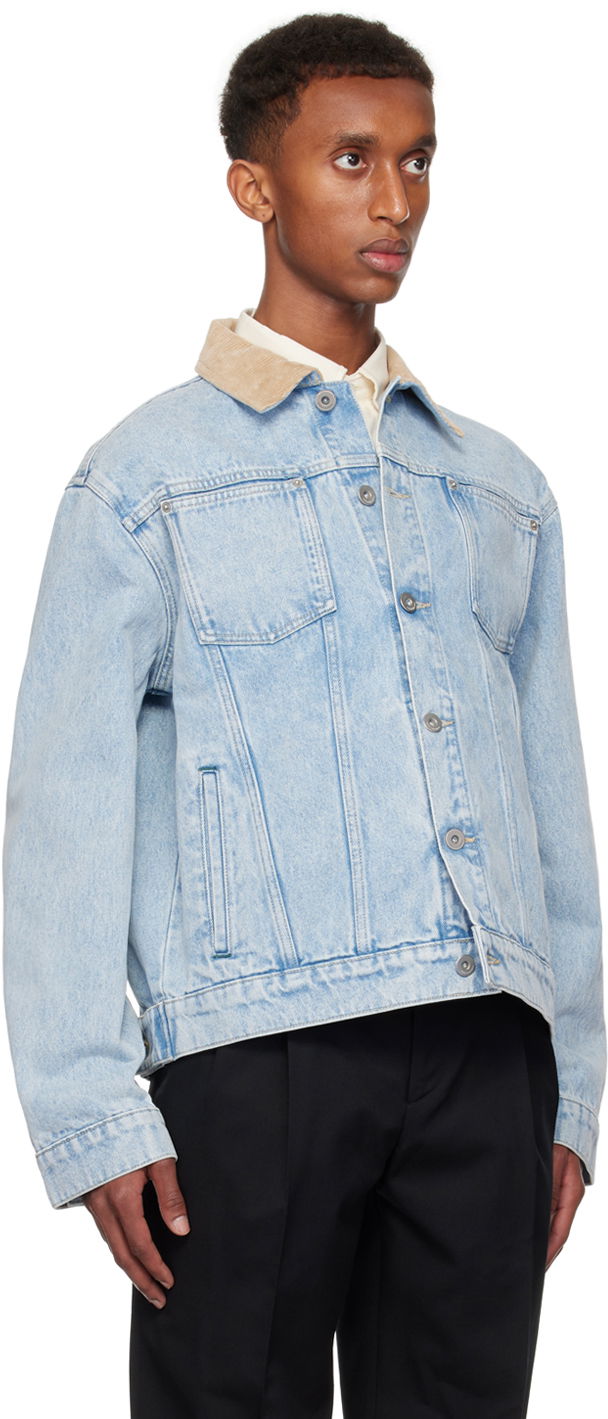 Яке Drôle de Monsieur Drole De Monsieur 'La Veste Jean Delavee' Denim Jacket Синьо | PERM-JT182-CO123-LBE, 1