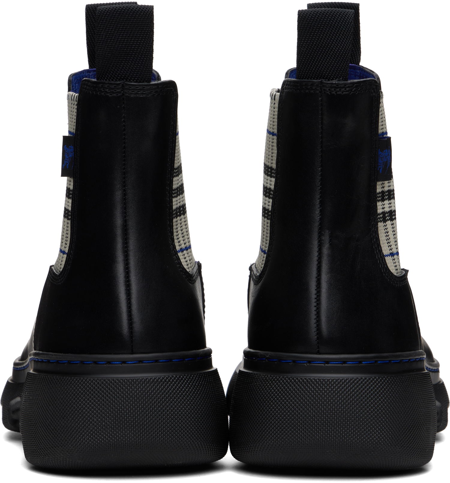 Кецове и обувки Burberry Burberry Creeper Low Chelsea Boots Черно | 8102718, 1
