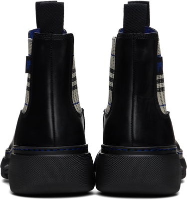 Кецове и обувки Burberry Burberry Creeper Low Chelsea Boots Черно | 8102718, 1