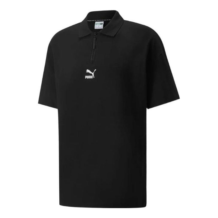 Поло тениска Puma Logo Polo Shirt Черно | 535271-01, 0