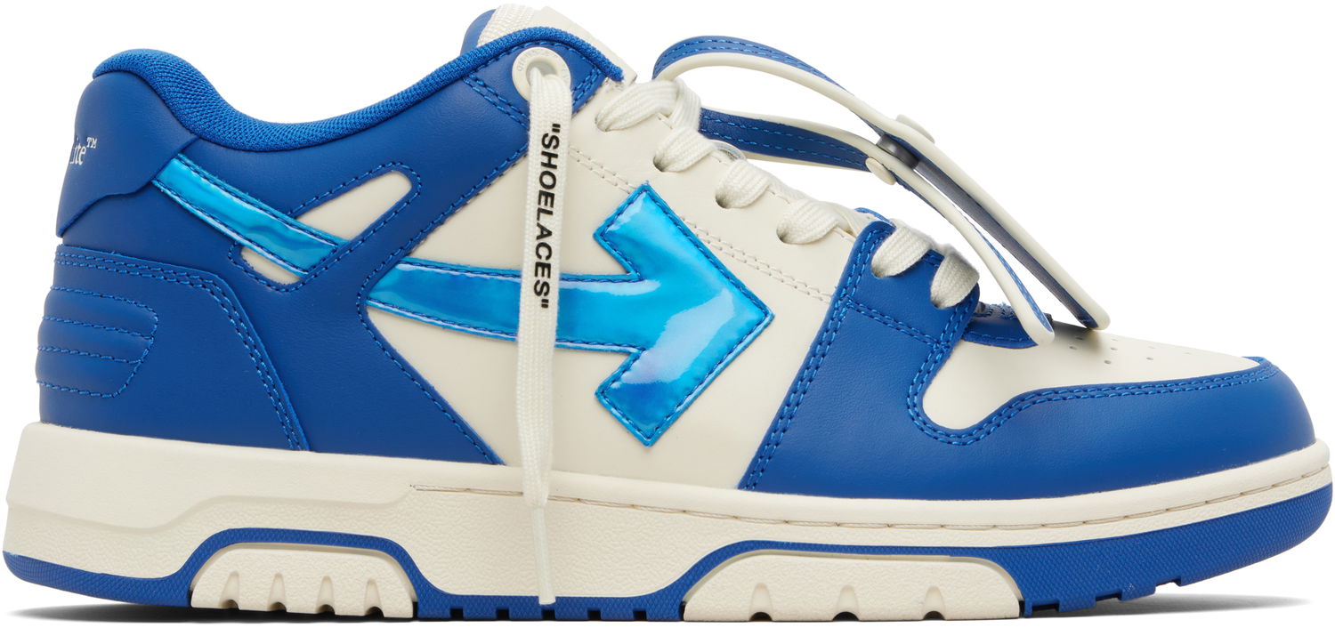 Кецове и обувки Off-White Out Of Office Metallic Arrow Синьо | OMIA189F25LEA00E6145, 0