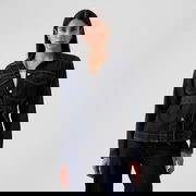 Jacket Belted Featherweight Jacket Dark Wash Indigo L