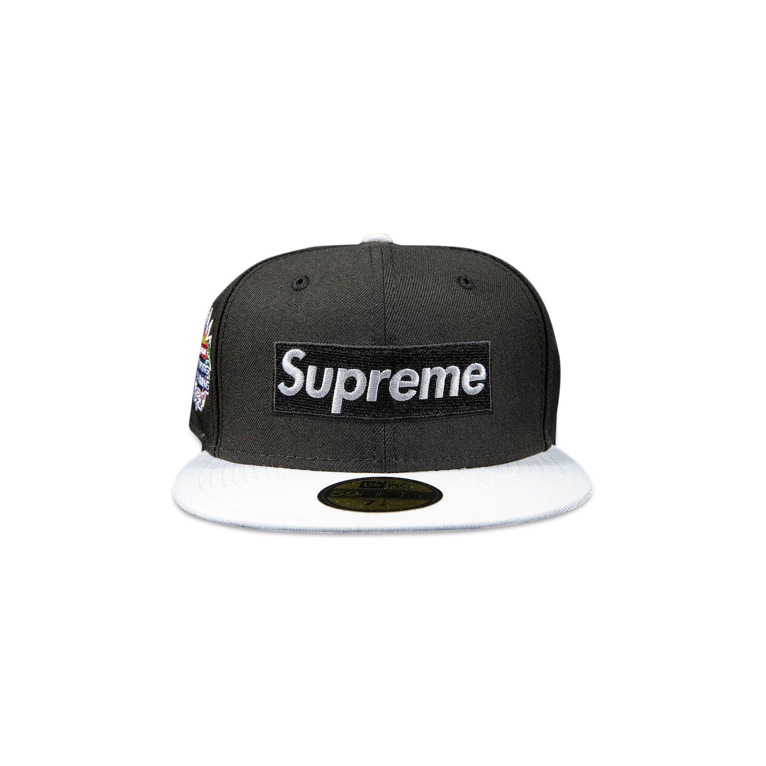 Шапка с козирка Supreme 2-Tone Box Logo New Era Черно | SS22H47 BLACK, 1