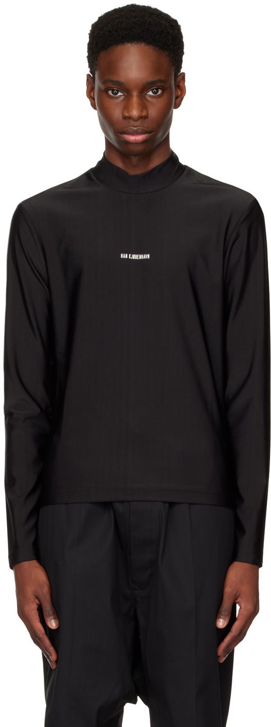 Тениска Han Kjøbenhavn Raglan Turtleneck Черно | M-132623, 0