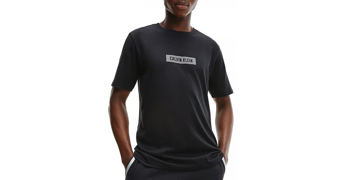 Тениска CALVIN KLEIN Performance Logo Gym Tee Черно | 00gms1k142-001, 1