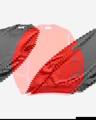 Суитчър Stone Island Garment Dyed Crewneck Sweatshirt Червено | K1S15-6100044-S0051 V008A, 0