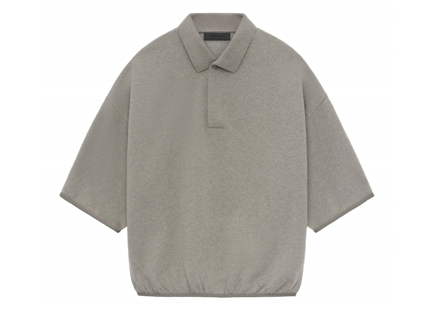 Поло тениска Fear of God Core Collection 3/4 Sleeve Polo Heather Grey Сиво | 192SU244401F, 0