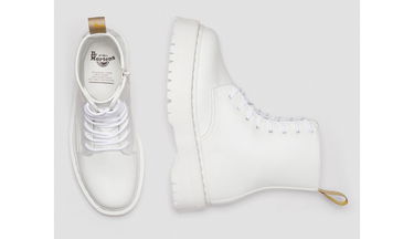 Кецове и обувки Dr. Martens Vegan Jadon II Mono Platform Бяло | DM27335113, 9