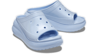 Кецове и обувки Crocs Crush Meta Pearl Slides Синьо | 209045-4NS, 1