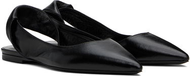 Облекло BY FAR BY FAR Yasha Slingback Flats Черно | MWFFC024LL002BK001PL, 3
