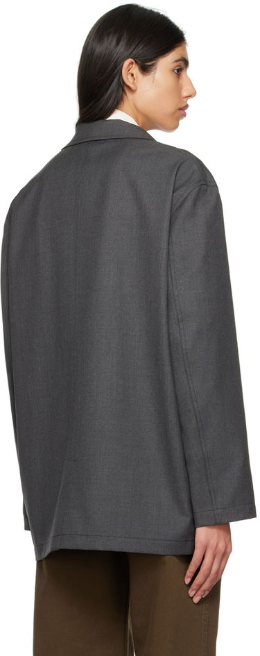 Яке LEMAIRE Lemaire Workwear Double-Breasted Blazer Сиво | JA1002 LF1048, 2