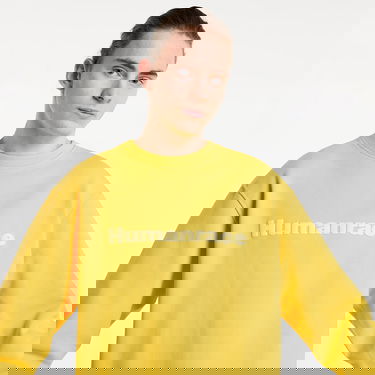 Суитчър adidas Originals Pharrell Williams x Basics Crew Bold Жълто | HI5544, 0