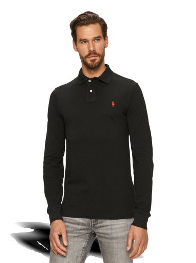 Long Sleeve Slim Fit Polo