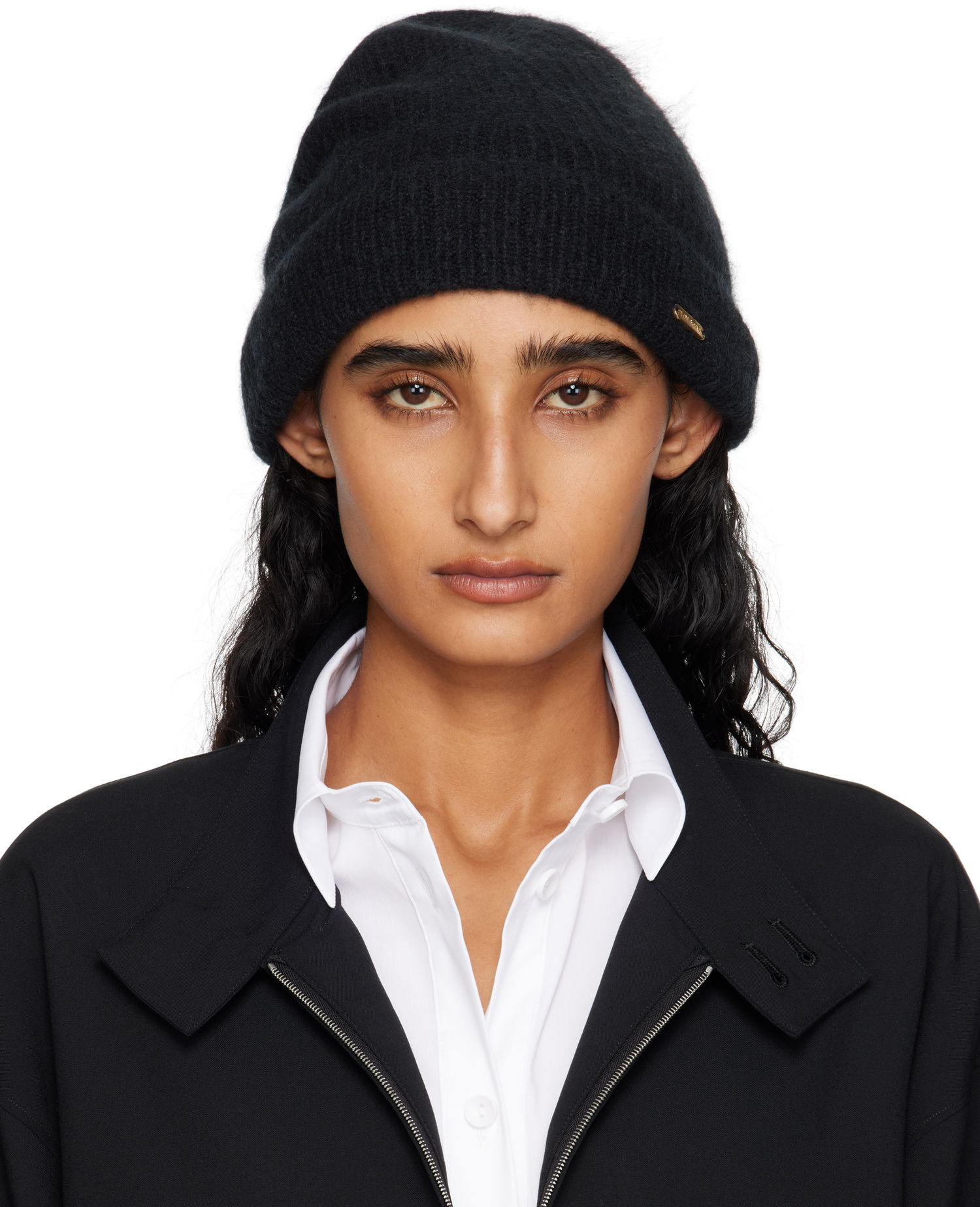 Шапка Tom Ford TOM FORD Cashmere Beanie Черно | HTK004-YAX935, 0