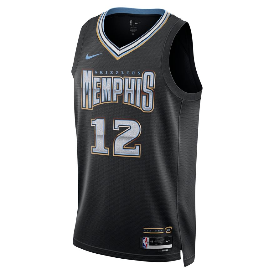 Фланелка Nike NBA Dri-FIT Ja Morant Memphis Grizzlies City Edition 2022 Swingman Jersey Черно | DO9598-010, 0