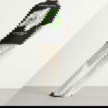 Тениска Casablanca Casablanca Glitch Orchid Beyond Destiny Spring-Summer 2022 Oversized T-Shirt Черно | M-SP26-JTS-044-06, 4