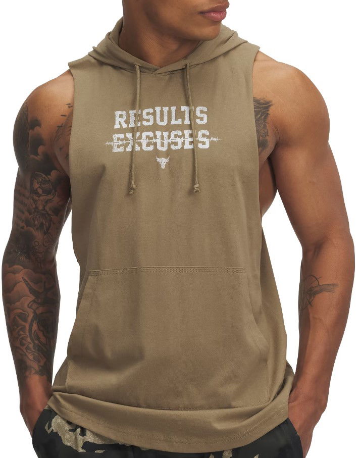 Потник Under Armour Project Rock Wire Sleeveless Hoodie Зелено | 1389986-251, 0