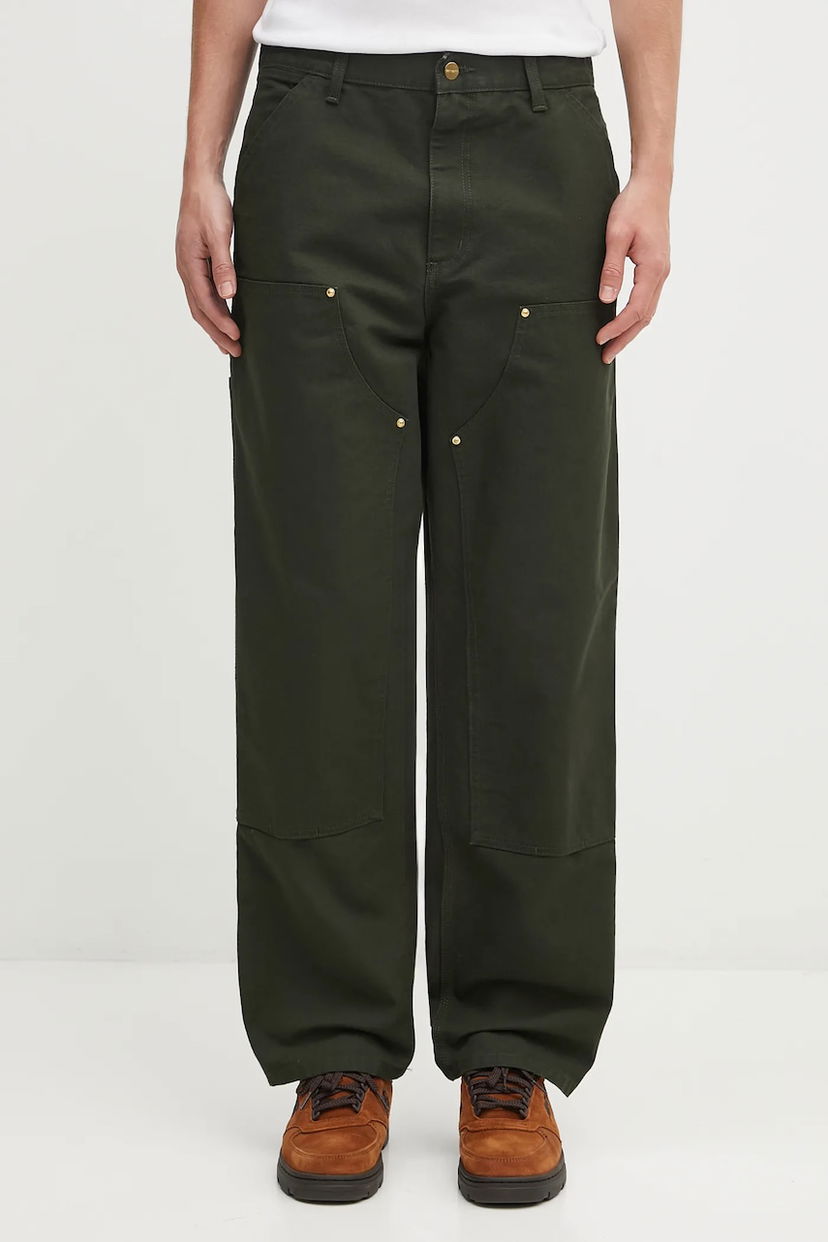 Панталони Carhartt WIP Double Knee Pant Зелено | I031501.4902