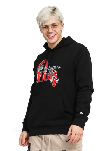 Суитчър New Era NBA Throwback Graphic PO Hoody Черно | 12869831