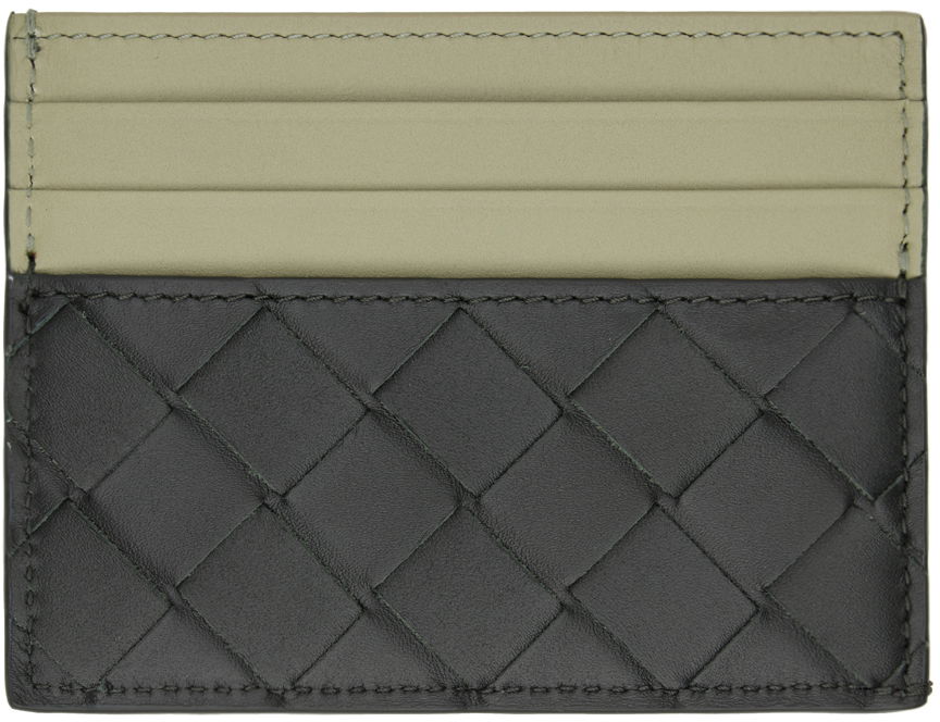 Портфейл Bottega Veneta Intrecciato Card Holder Зелено | 749449 VCPQ5, 0