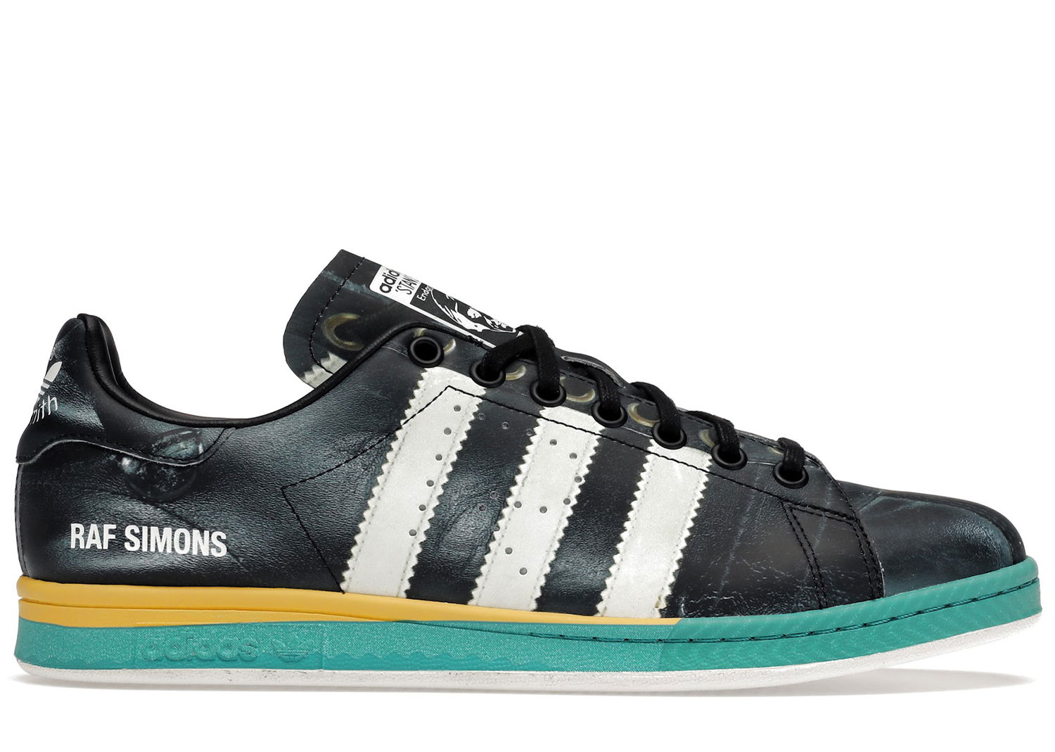 Кецове и обувки adidas Originals Samba Stan Smith Raf Simons Black Черно | EE7954, 0