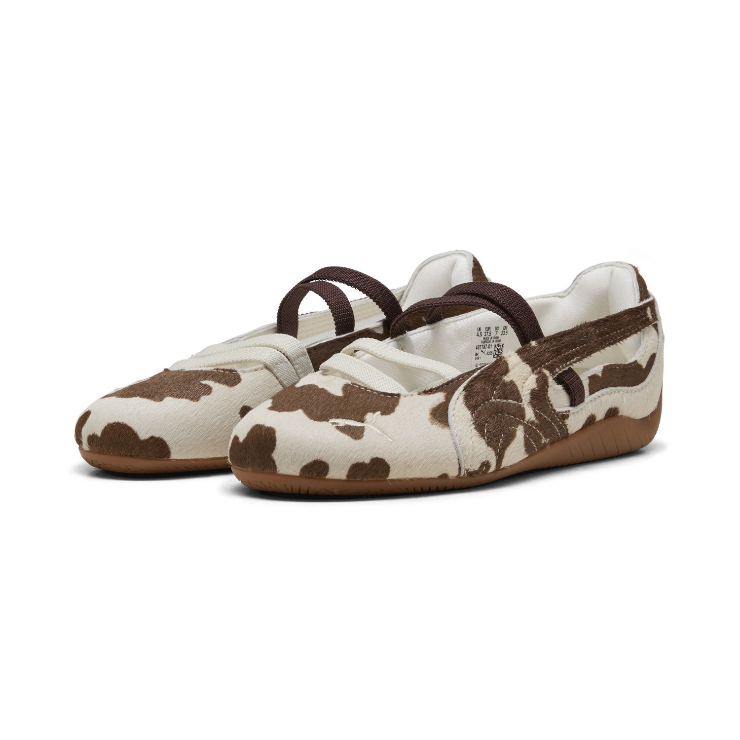 Кецове и обувки Puma Speedcat Ballet Cow Print Кафяво | 407787_01, 1