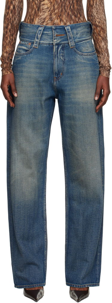 Дънки Maison Margiela MM6 Maison Margiela 5-Pocket Slub Jeans Синьо | S52LA0259 M30017, 0
