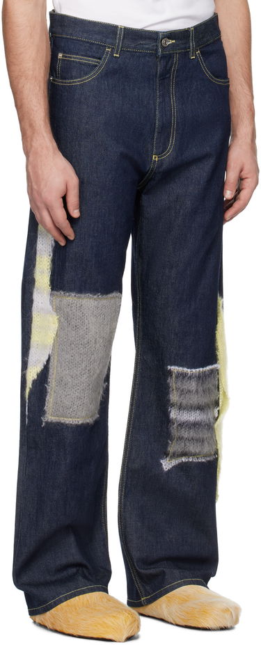 Дънки Marni Marni Wool Patched Bull Denim Jeans Синьо | PUJU0021LX USCX27, 1