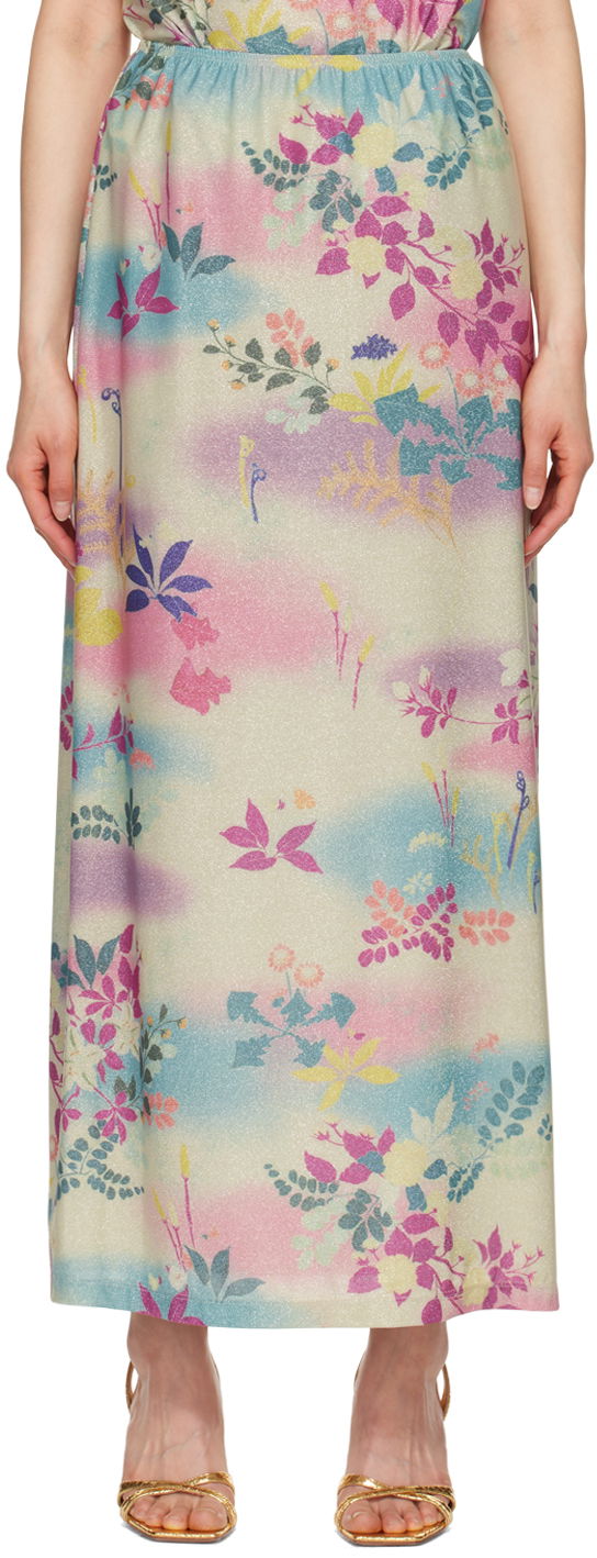 Пола Anna Sui Floral Print Maxi Skirt Многоцветен | 424B10, 0
