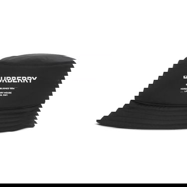 Шапка Burberry Horseferry Print Bucket Hat Черно | 8044081, 1