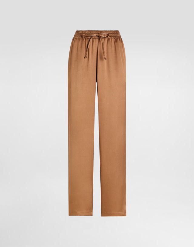 Dolce & Gabbana Double Silk Satin Pajama Pants