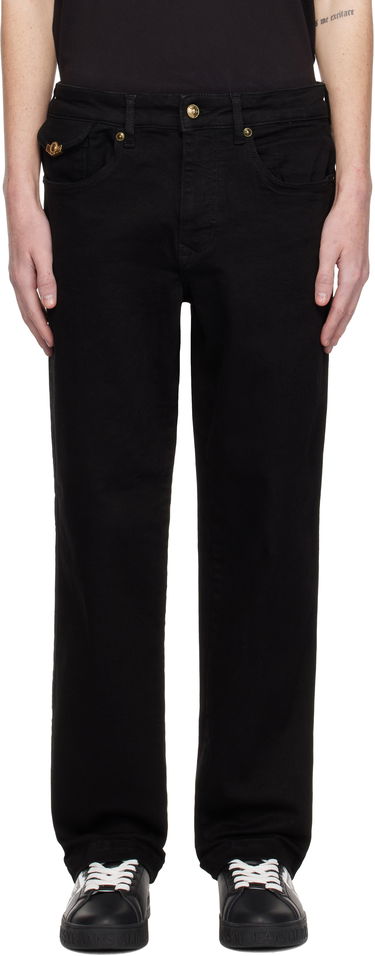 Дънки Versace Black 5-Pocket Jeans Черно | E77GAB501_ECDW00, 0