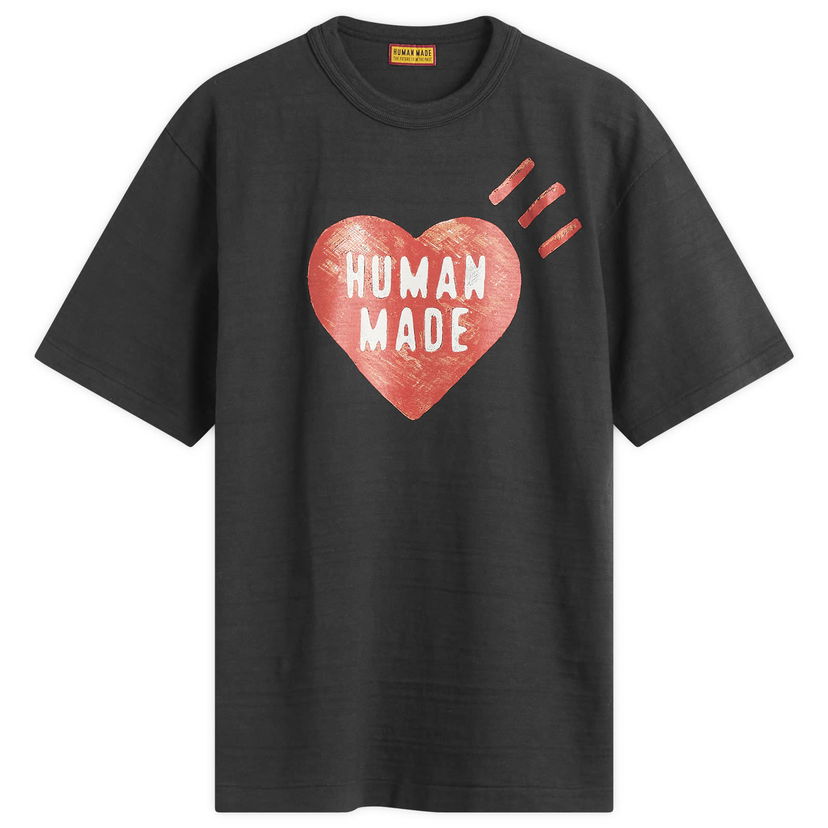Тениска Human Made Big Heart T-Shirt Черно | HM30TE015-BLK