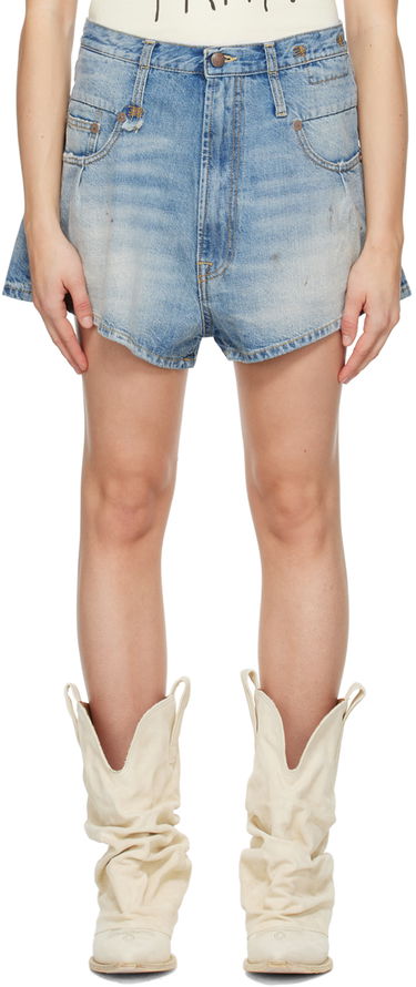 Къси панталони R13 R13 Venti Denim Shorts Синьо | R13WD116-D111A, 0
