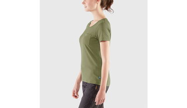 Тениска FJÄLLRÄVEN Övik T-Shirt Зелено | F83525-620, 2