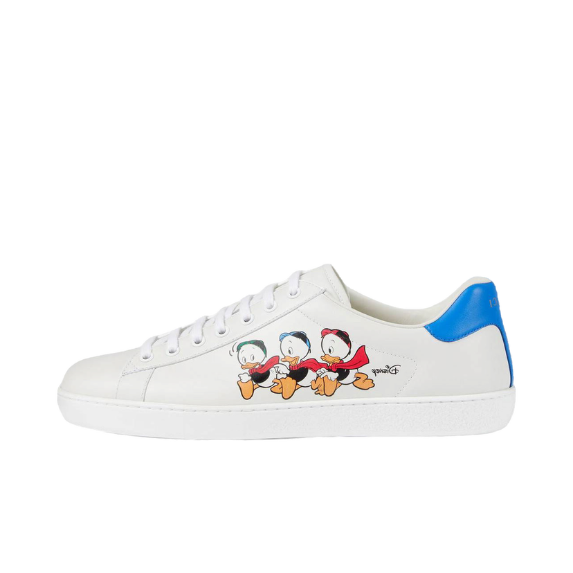 Кецове и обувки Gucci Ace x Disney Huey, Dewey, Louie (W) Бяло | 649400 AYO70 9062