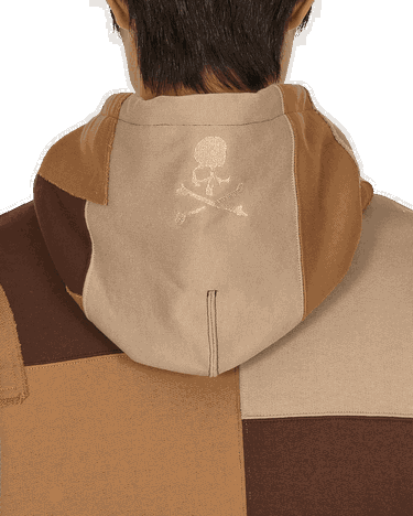 Суитчър Mastermind WORLD Patchwork Hoodie Кафяво | MW21S07-SW025-010 003, 7