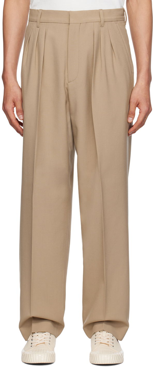 Панталони KENZO Beige Paris Tailored Бежово | FD65PA2149GE, 0