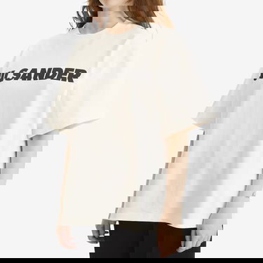 Тениска Jil Sander Jil Sander Logo T-Shirt, Size Large Бяло | J03GC0137-J45148-102, 5