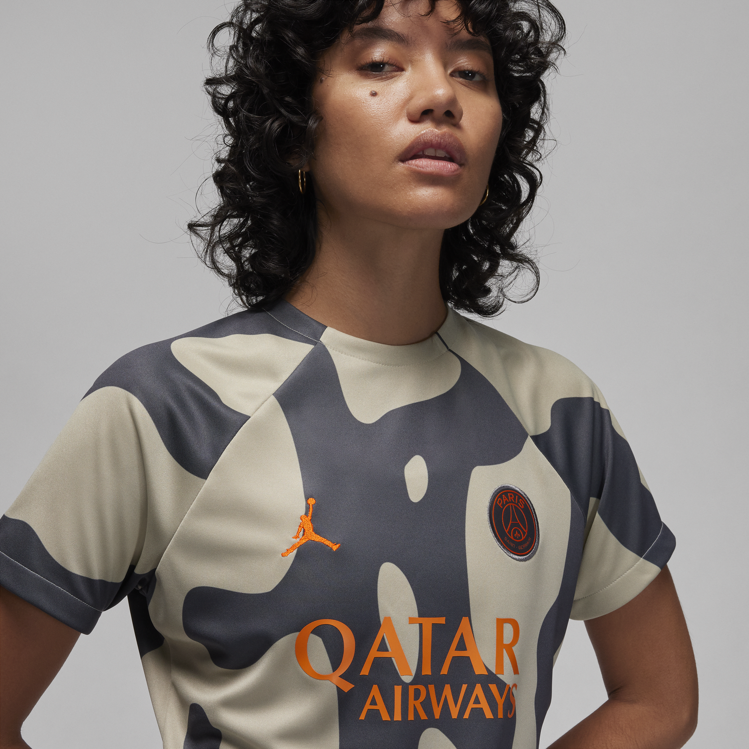 Тениска Jordan Dri-FIT Paris Saint-Germain Academy Pro Бежово | DZ1400-231, 1