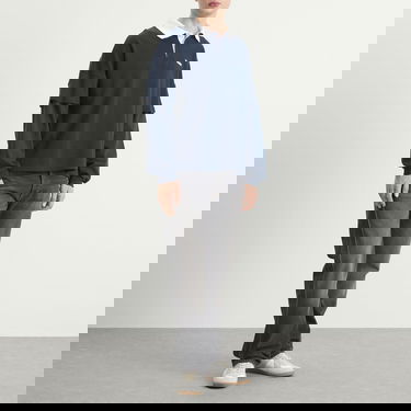 Поло тениска Rhude Layered Long Sleeve Pique Polo Тъмно синьо | RHFW25PO03012-3175, 4