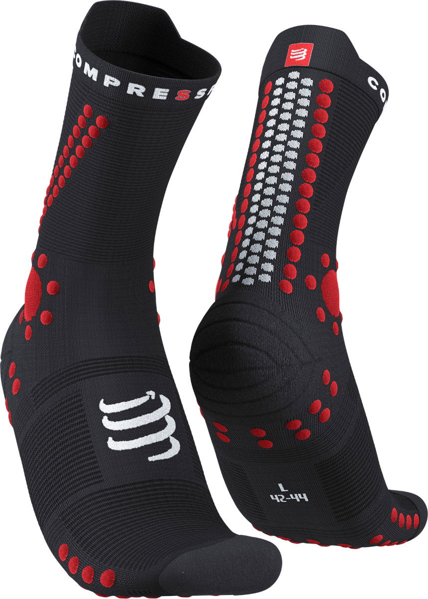 Чорапи Compressport Pro Racing Socks v4.0 Trail Socks Черно | xu00048b-906, 0