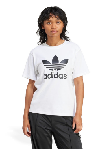 Тениска adidas Originals Trefoil Regular T-Shirt Бяло | IR9534