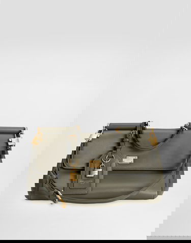 Дамска чанта Dolce & Gabbana Dolce & Gabbana My Sicily Leather Top-Handle Bag with Lock Charm Зелено | BB7782B732180560, 0