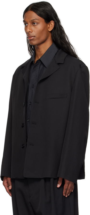 Яке LEMAIRE Lemaire Tailored Shirt Jacket Черно | JA1064 LF1362, 3